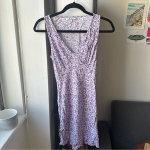 Reformation Purple Calix Mini Dress in size Smal